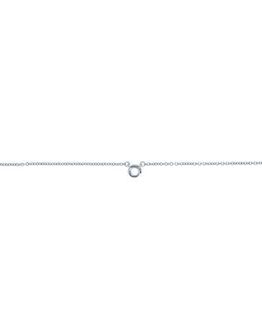 18CT W/G ADJ SNGL DBTM 10pt