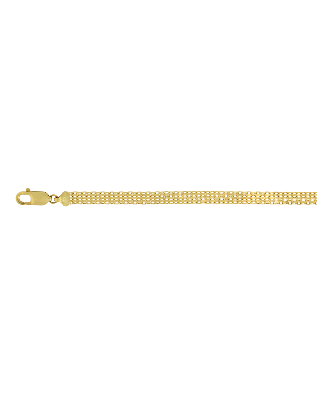 18CT Y/G BISMARK 6.00mm/50cm